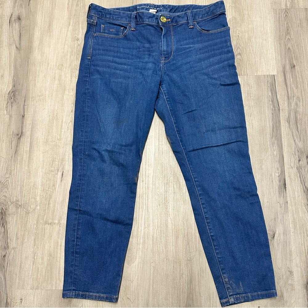 BANANA REPUBLIC Skinny Stretch Mid-Rise Ankle Jeans 30